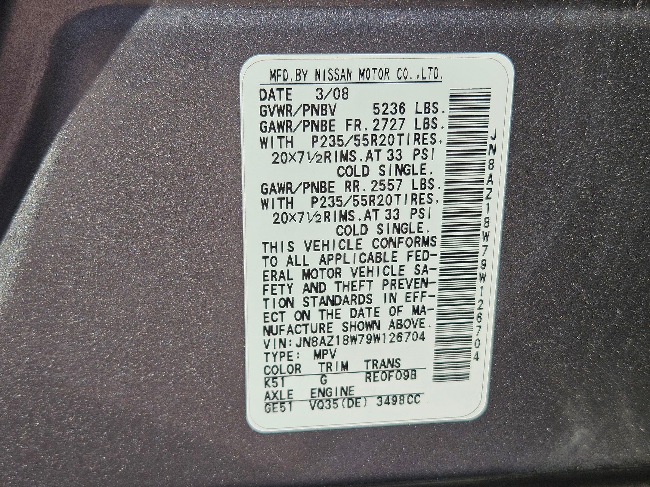 Used 2009 Nissan Murano LE AWD/4WD image 34