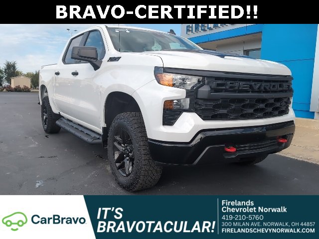 Certified 2024 Chevrolet Silverado 1500 Custom Trail Boss w/ LPO, Dark Essentials Package