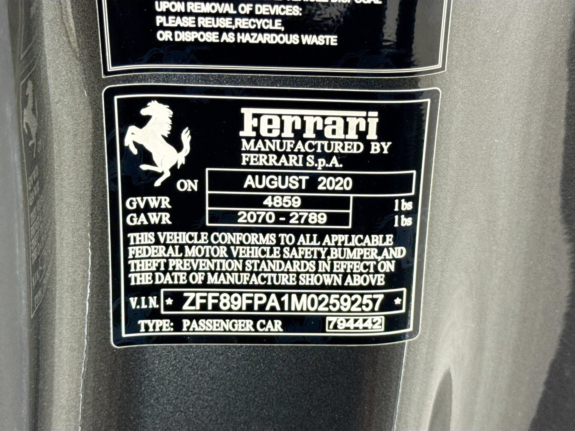 Certified 2021 Ferrari Portofino RWD image 28
