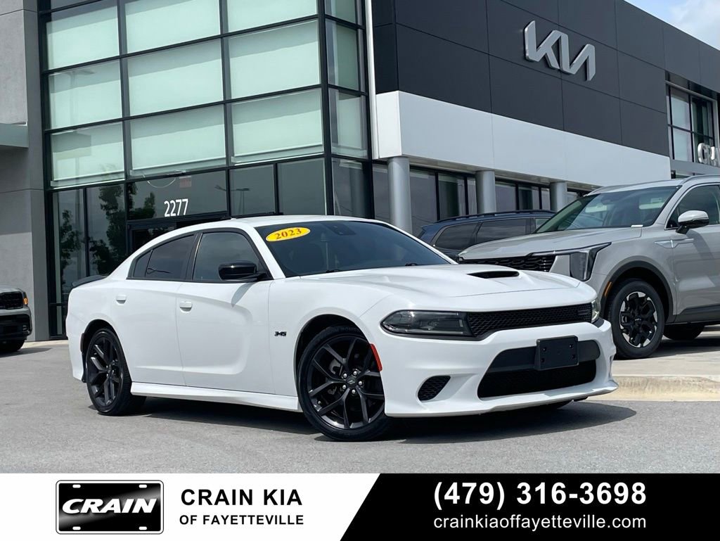 Used 2023 Dodge Charger R/T w/ Blacktop Package RWD image 1