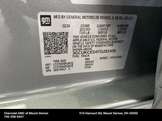 New 2026 Chevrolet Silverado 1500 Custom Trail Boss image 23