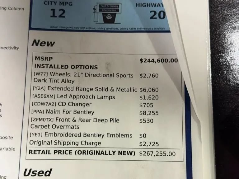 Used 2018 Bentley Flying Spur S W12 AWD/4WD image 48
