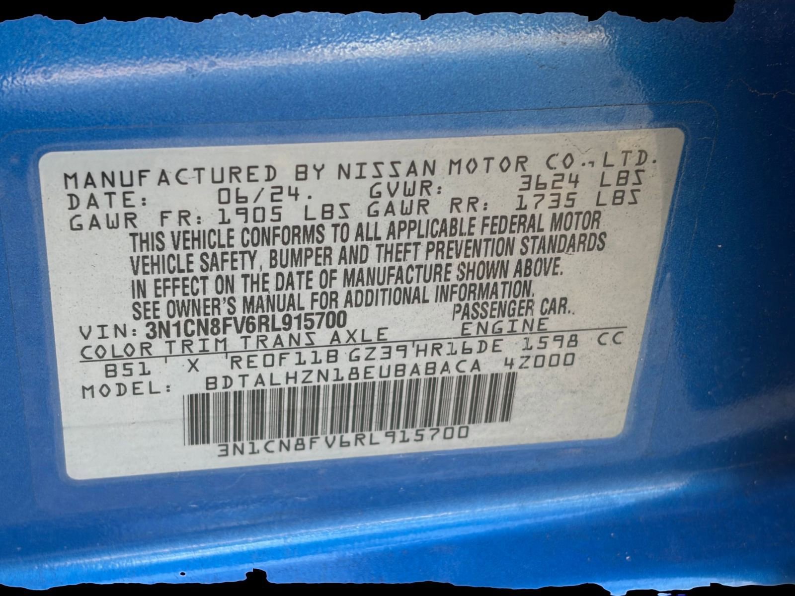 Used 2024 Nissan Versa SR image 24