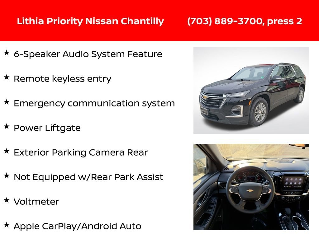 Used 2023 Chevrolet Traverse LT image 12