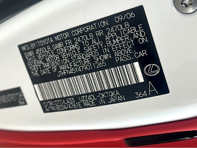 Used 2007 Lexus SC 430 Convertible image 37