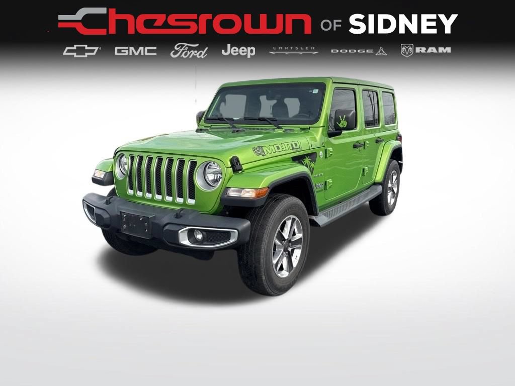 Used 2019 Jeep Wrangler Unlimited Sahara w/ Uconnect 4C Nav & Sound Group AWD/4WD image 1