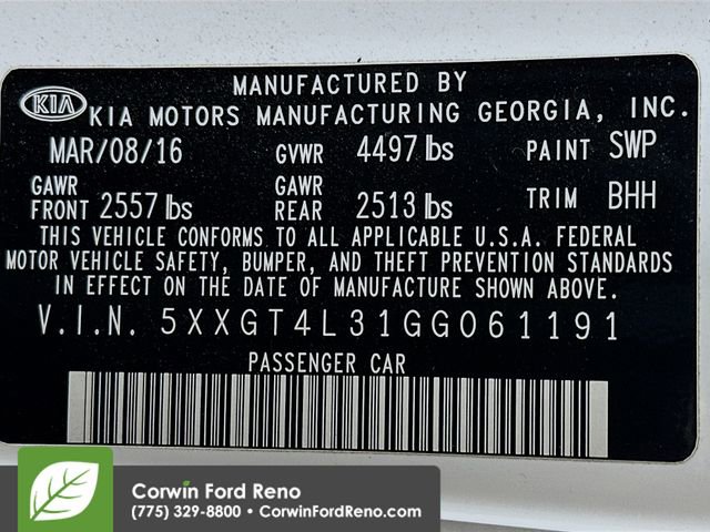 Used 2016 Kia Optima LX w/ Option Group 014 image 29