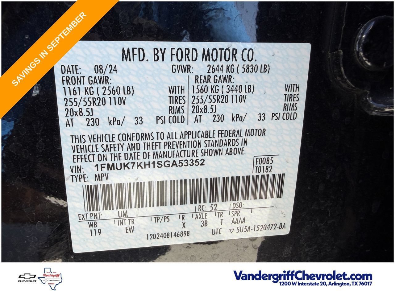 Used 2025 Ford Explorer ST-Line RWD image 29