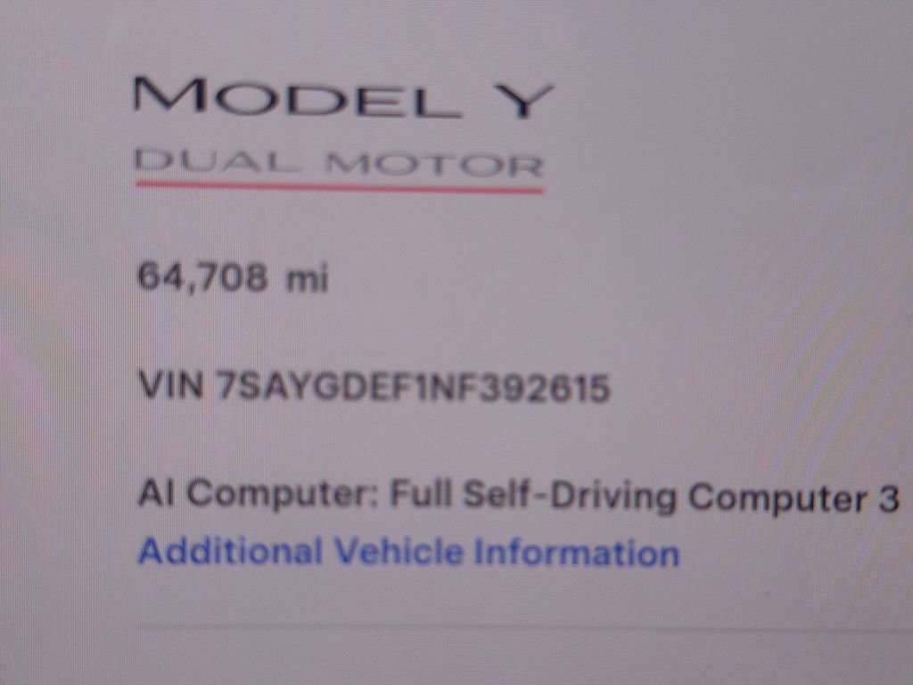 Used 2022 Tesla Model Y Performance AWD/4WD image 2