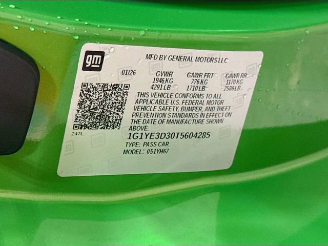 New 2026 Chevrolet Corvette Z06 w/ Battery Protection Package image 32