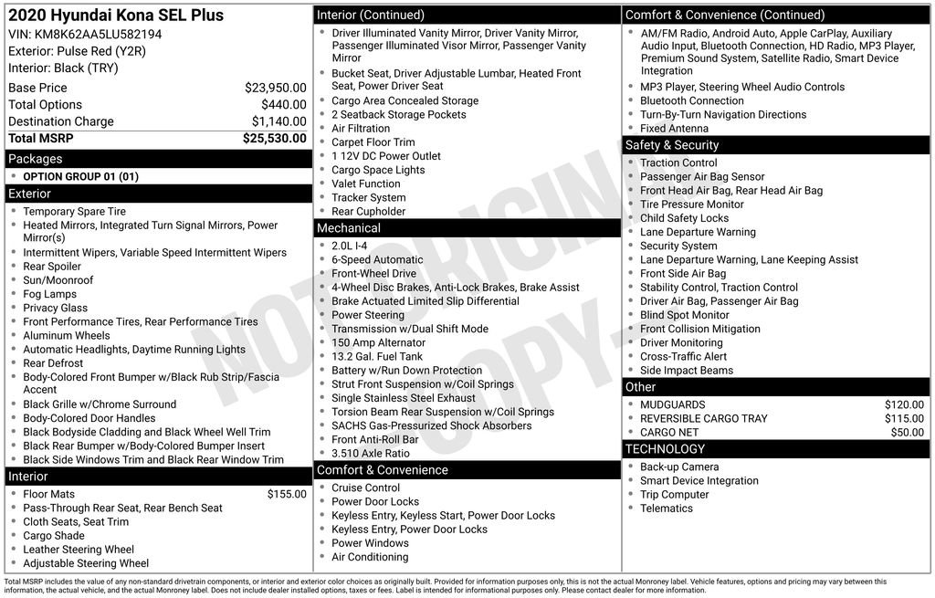 Used 2020 Hyundai Kona SEL Plus image 32