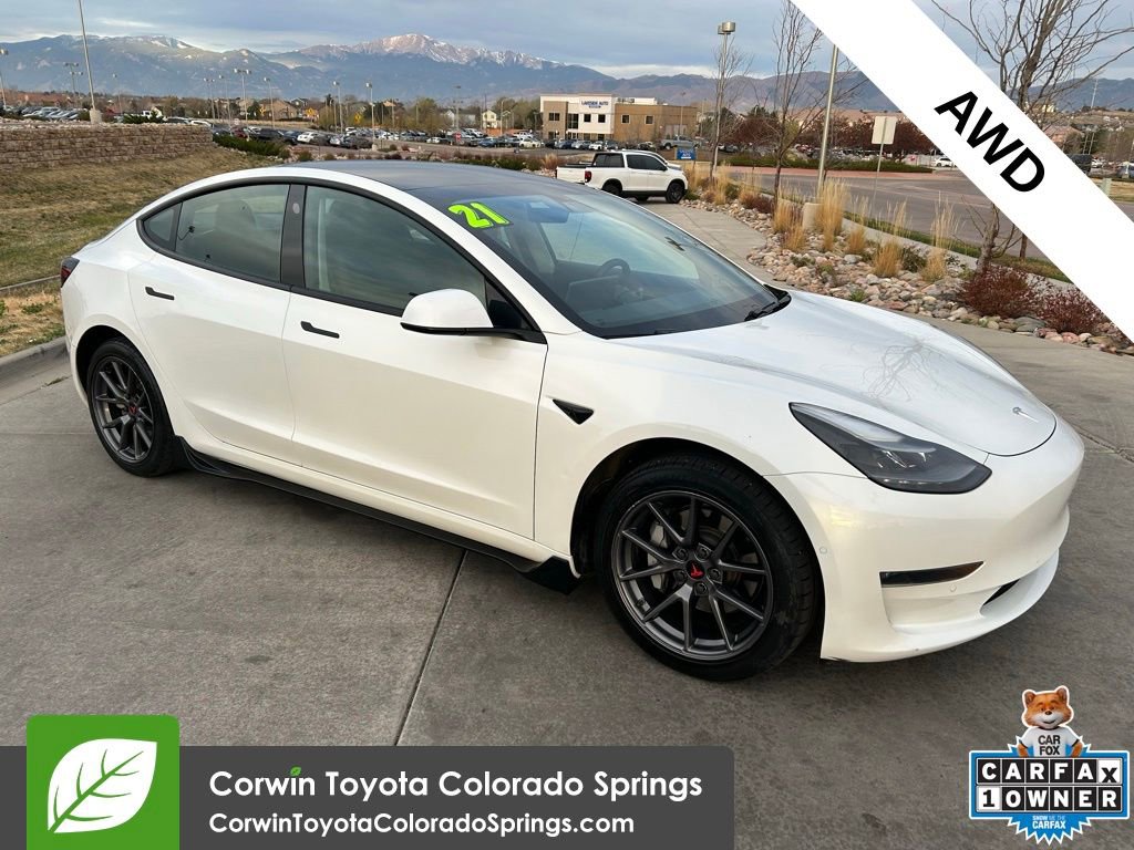Used 2021 Tesla Model 3 Long Range image 1