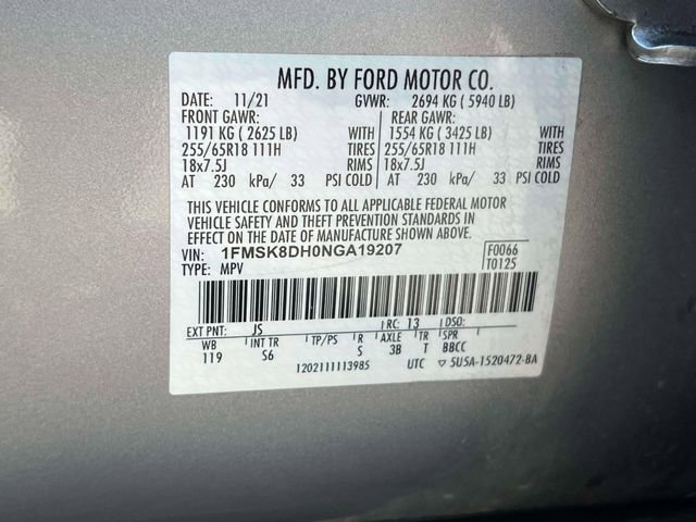 Used 2022 Ford Explorer XLT w/ Equipment Group 202A AWD/4WD image 26