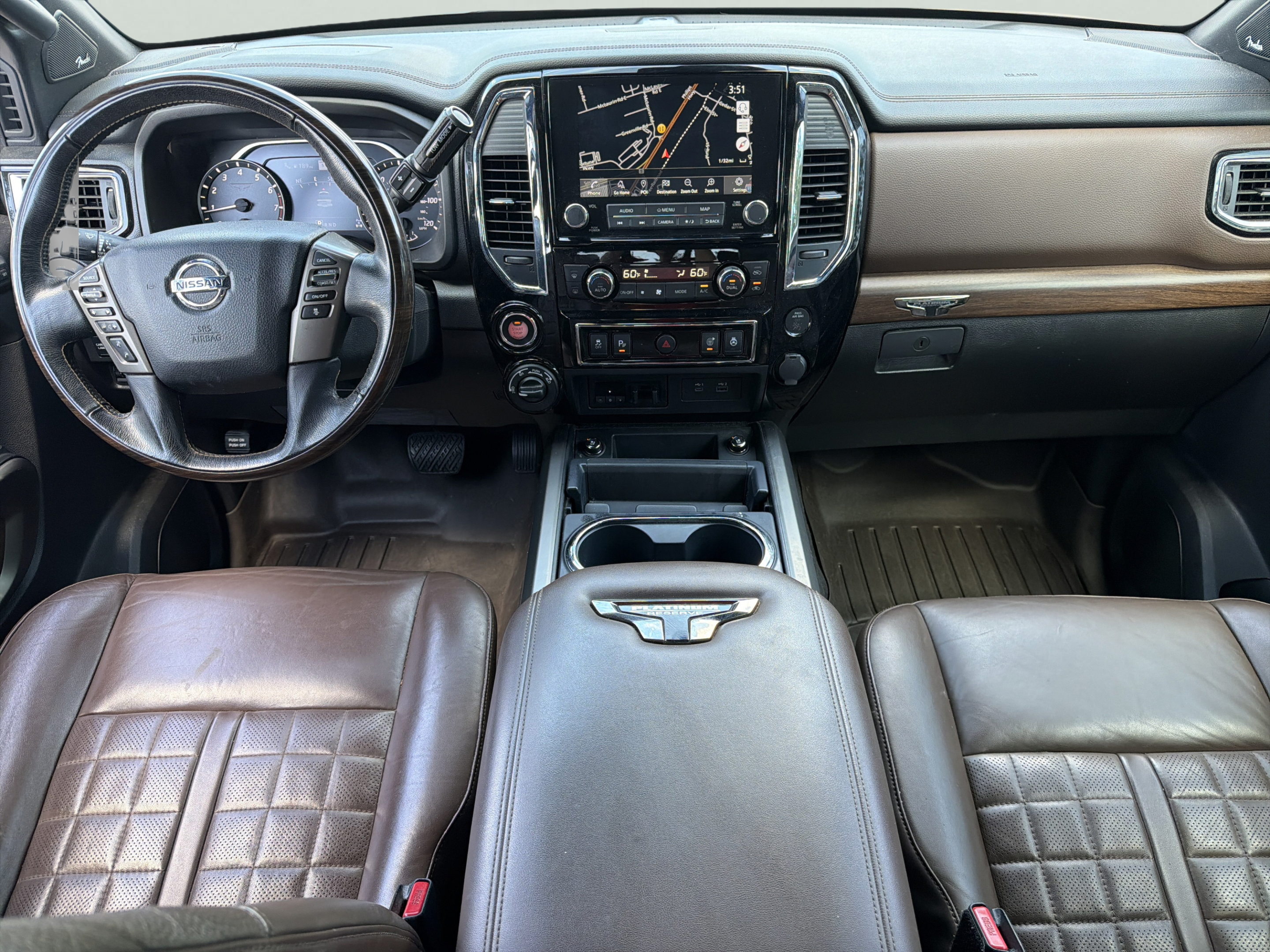 Used 2020 Nissan Titan Platinum Reserve w/ Moonroof Package AWD/4WD image 16