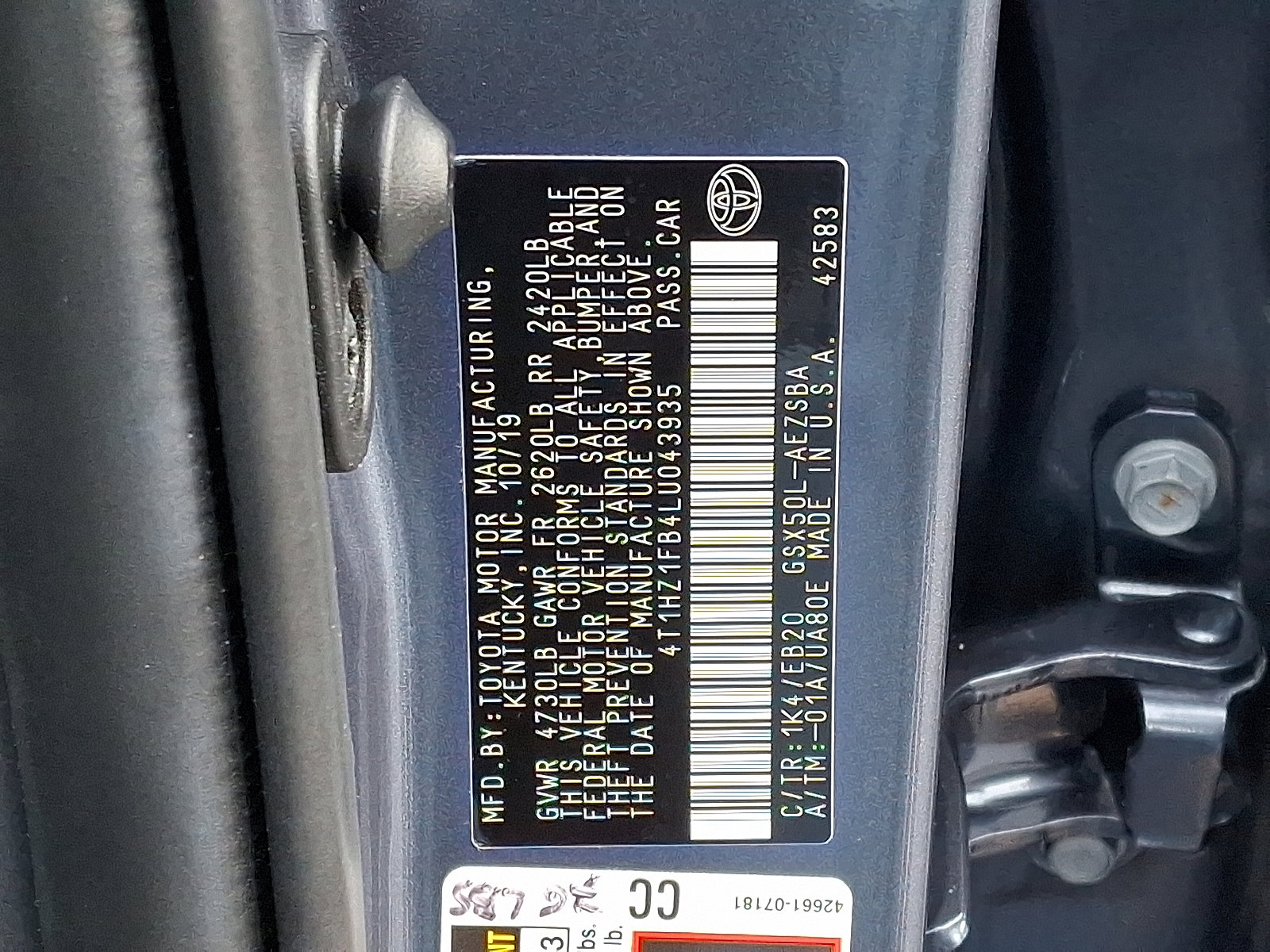 Used 2020 Toyota Avalon Touring image 28