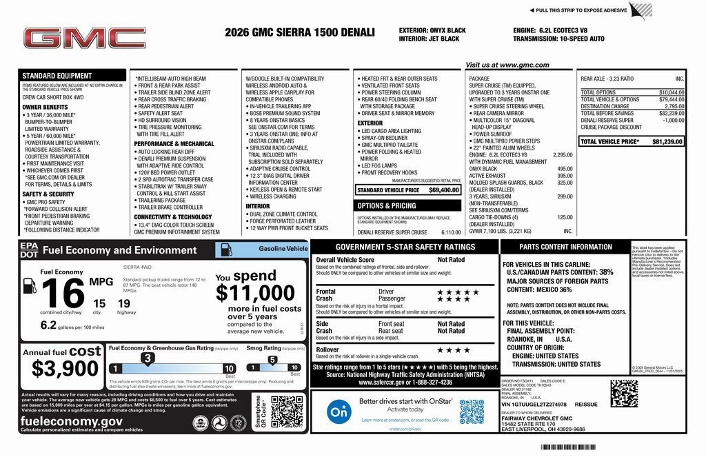 New 2026 GMC Sierra 1500 Denali AWD/4WD image 4