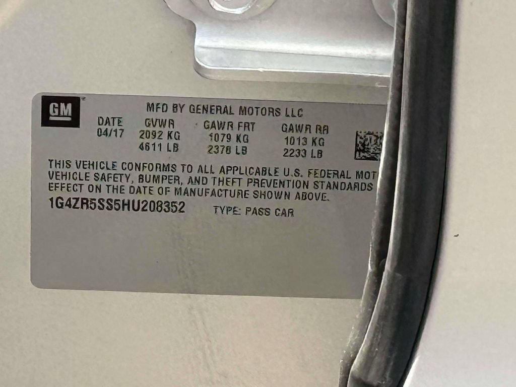 Used 2017 Buick LaCrosse Premium w/ Sun and Shade Package FWD image 13