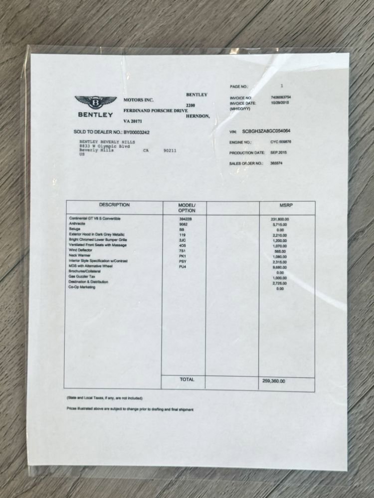 Used 2016 Bentley Continental GT V8 S AWD/4WD image 4