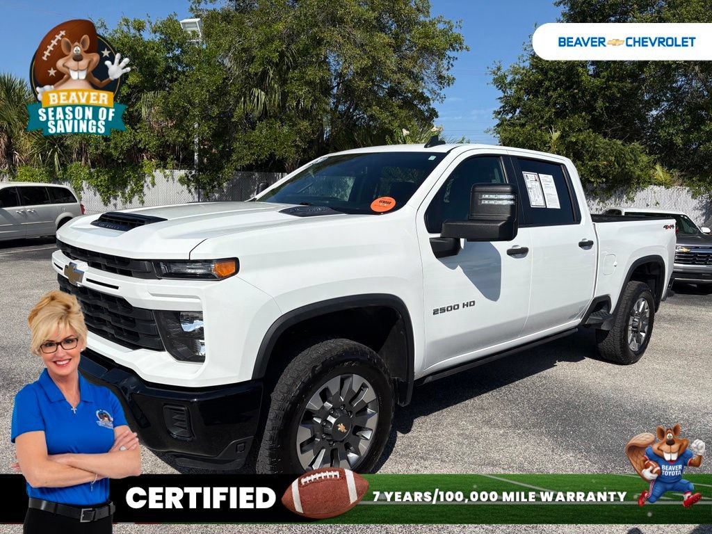 Used 2024 Chevrolet Silverado 2500 Custom w/ Custom Value Package AWD/4WD image 1