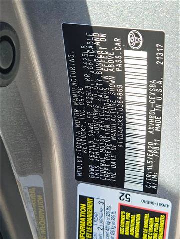 New 2026 Toyota Camry SE FWD image 17