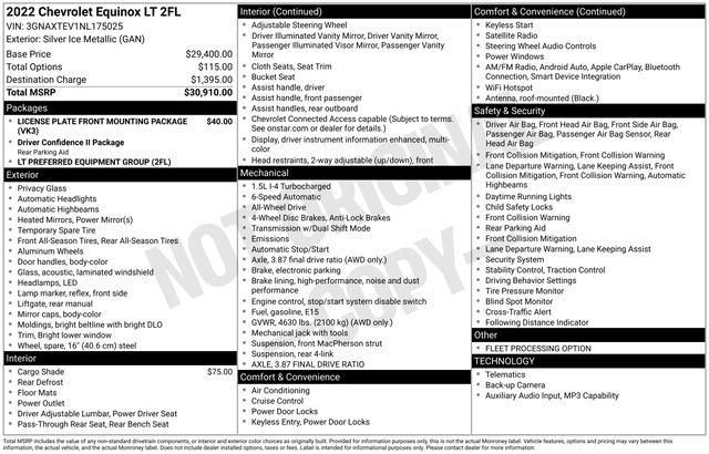 Certified 2022 Chevrolet Equinox LT AWD/4WD video 2