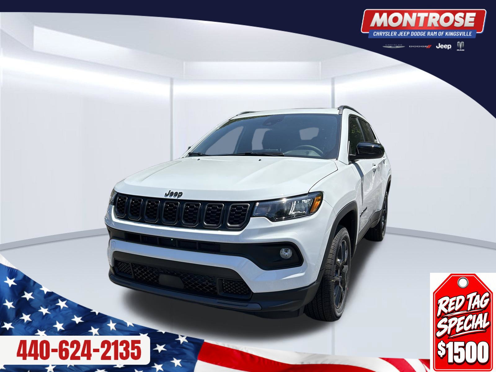 New 2026 Jeep Compass Latitude w/ Sun and Sound Group