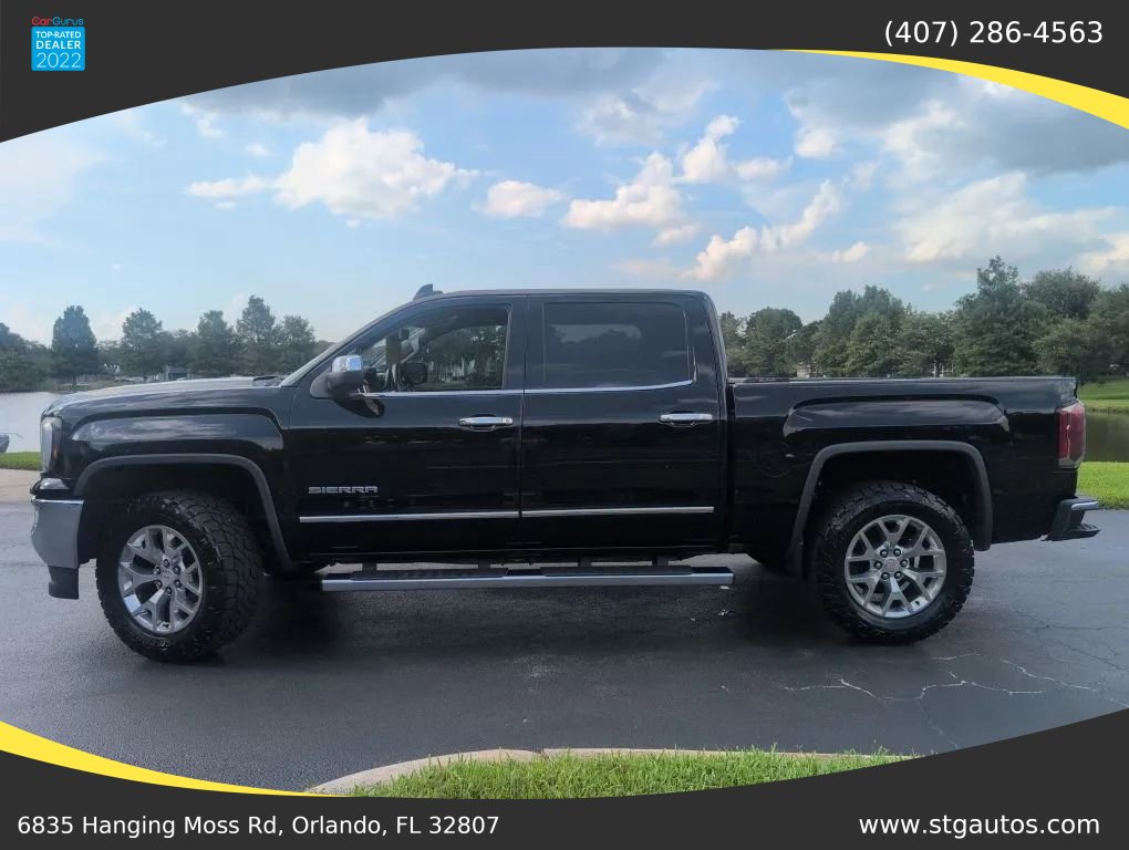 Used 2018 GMC Sierra 1500 SLT w/ Enhanced Driver Alert Package RWD image 2