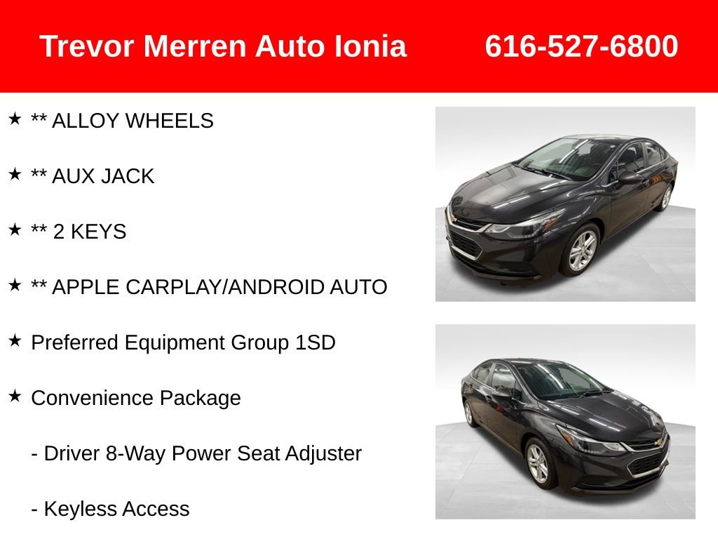 Used 2016 Chevrolet Cruze LT w/ Convenience Package image 13