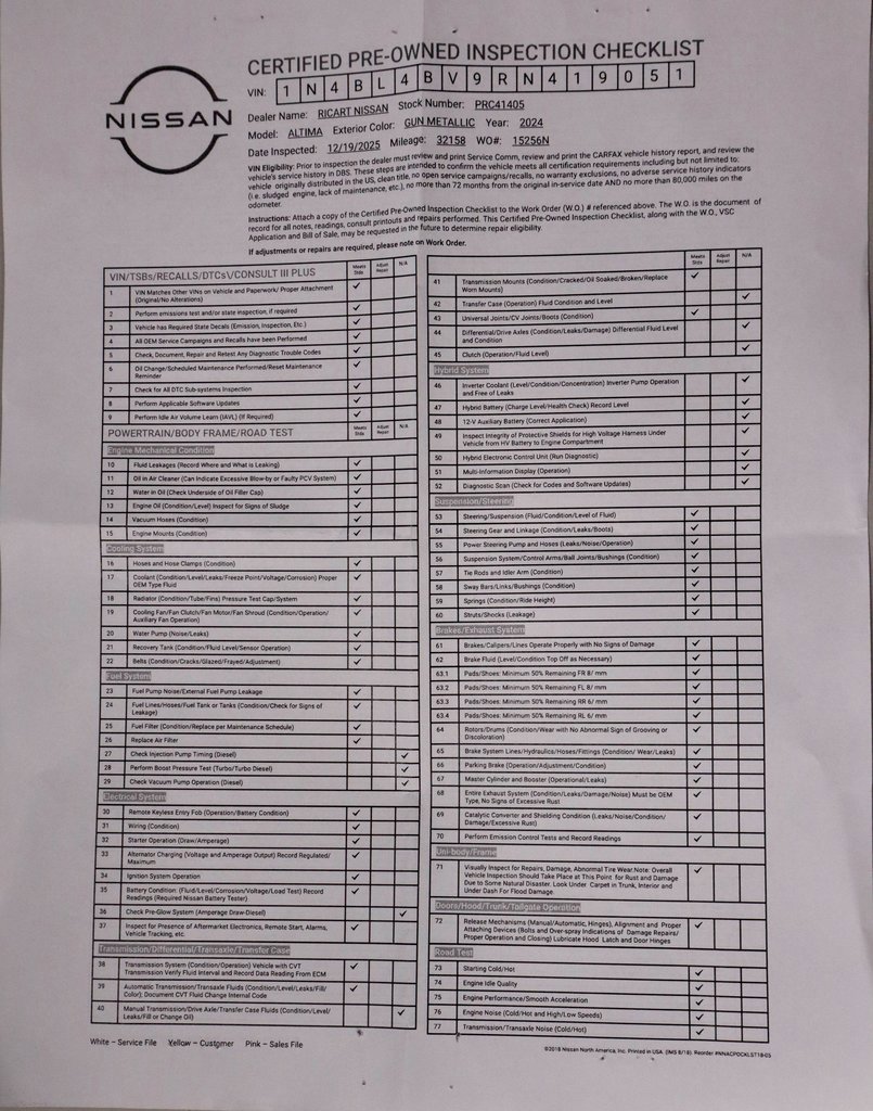 Certified 2024 Nissan Altima 2.5 S image 5