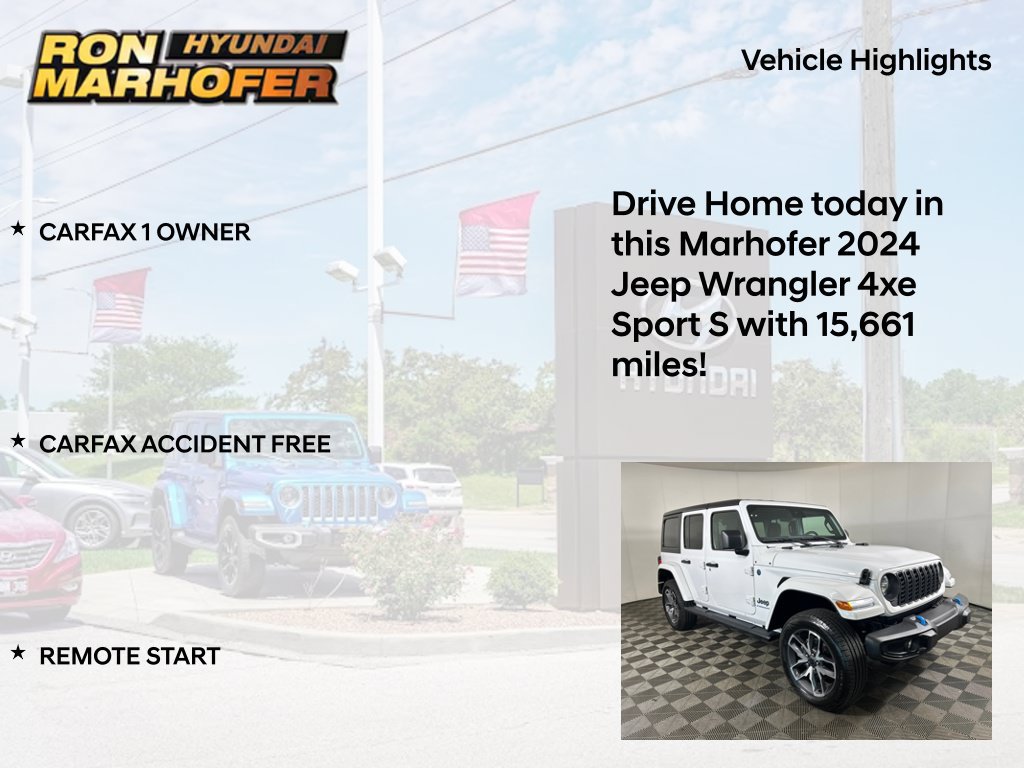 Used 2024 Jeep Wrangler Unlimited w/ Convenience Group AWD/4WD image 15
