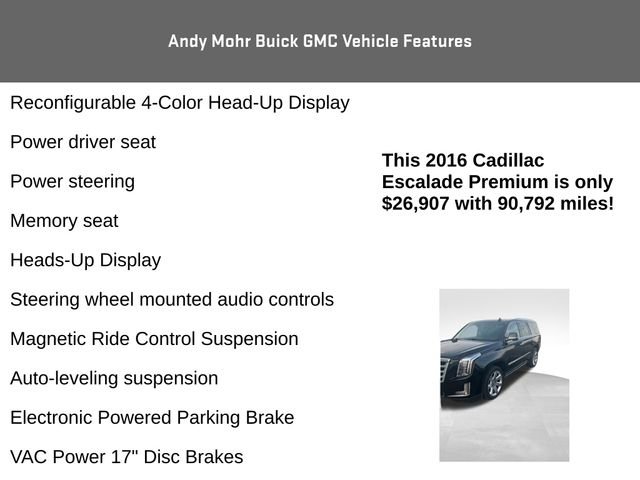 Used 2016 Cadillac Escalade Premium image 16