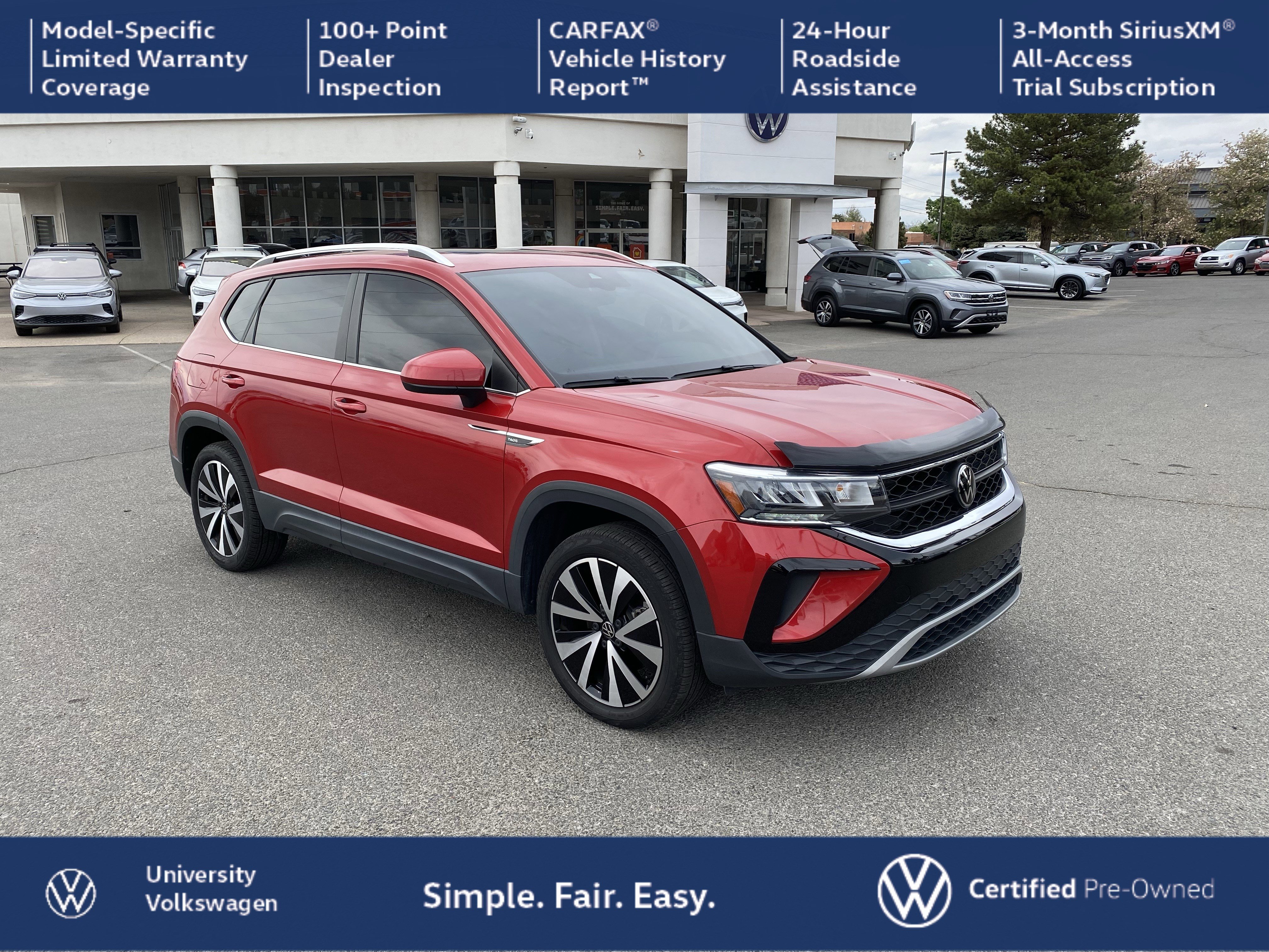 Used 2023 Volkswagen Taos SE w/ Panoramic Sunroof Package image 1