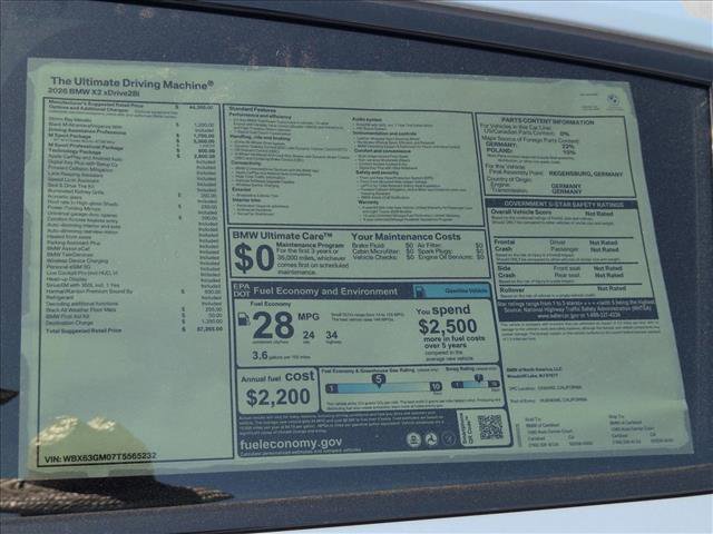 New 2026 BMW X2 xDrive28i w/ Technology Package AWD/4WD image 17