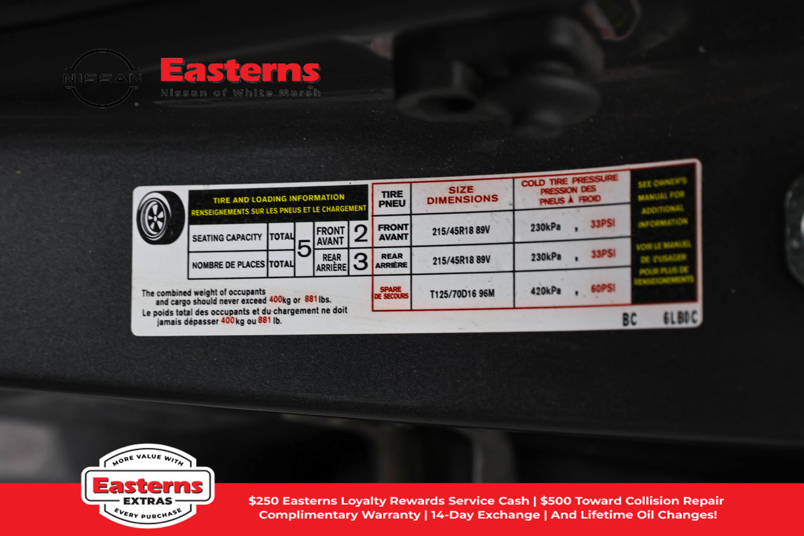 Used 2023 Nissan Sentra SR w/ Midnight Edition Package FWD image 33