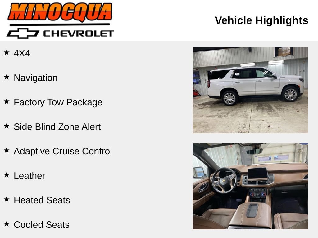 Used 2022 Chevrolet Tahoe High Country AWD/4WD image 2