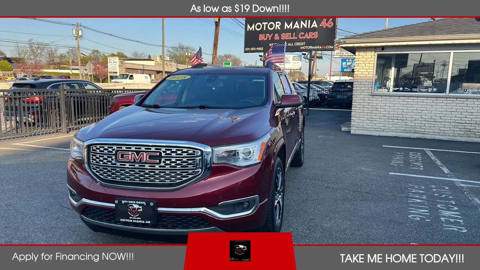 Used 2018 GMC Acadia Denali w/ LPO, Protection Package image 1
