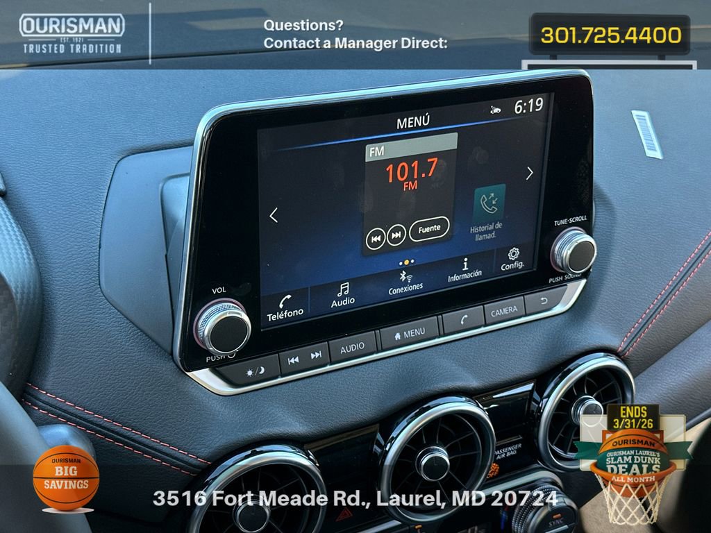 New 2025 Nissan Sentra SR w/ SR Premium Package image 13