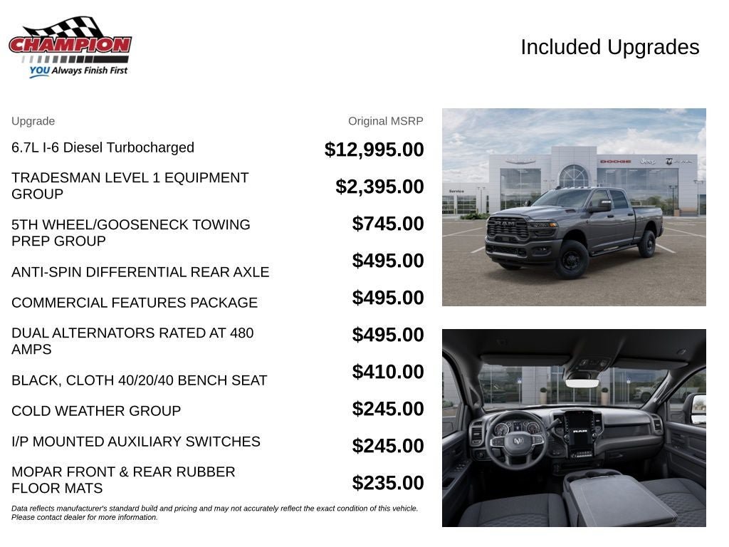 New 2026 RAM 2500 Tradesman AWD/4WD image 6