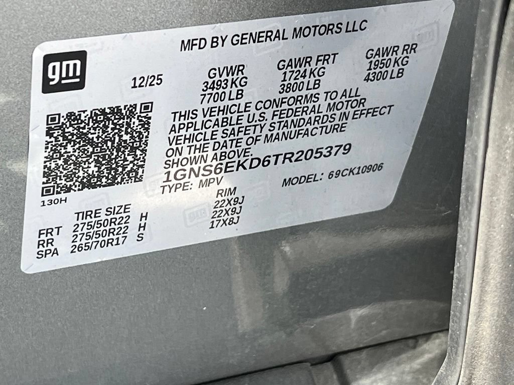 Used 2026 Chevrolet Suburban RST AWD/4WD image 26
