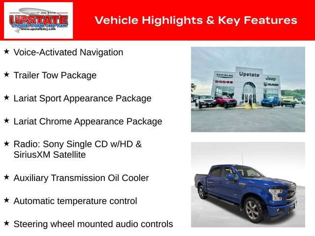 Used 2017 Ford F150 Lariat w/ Equipment Group 502A Luxury image 9