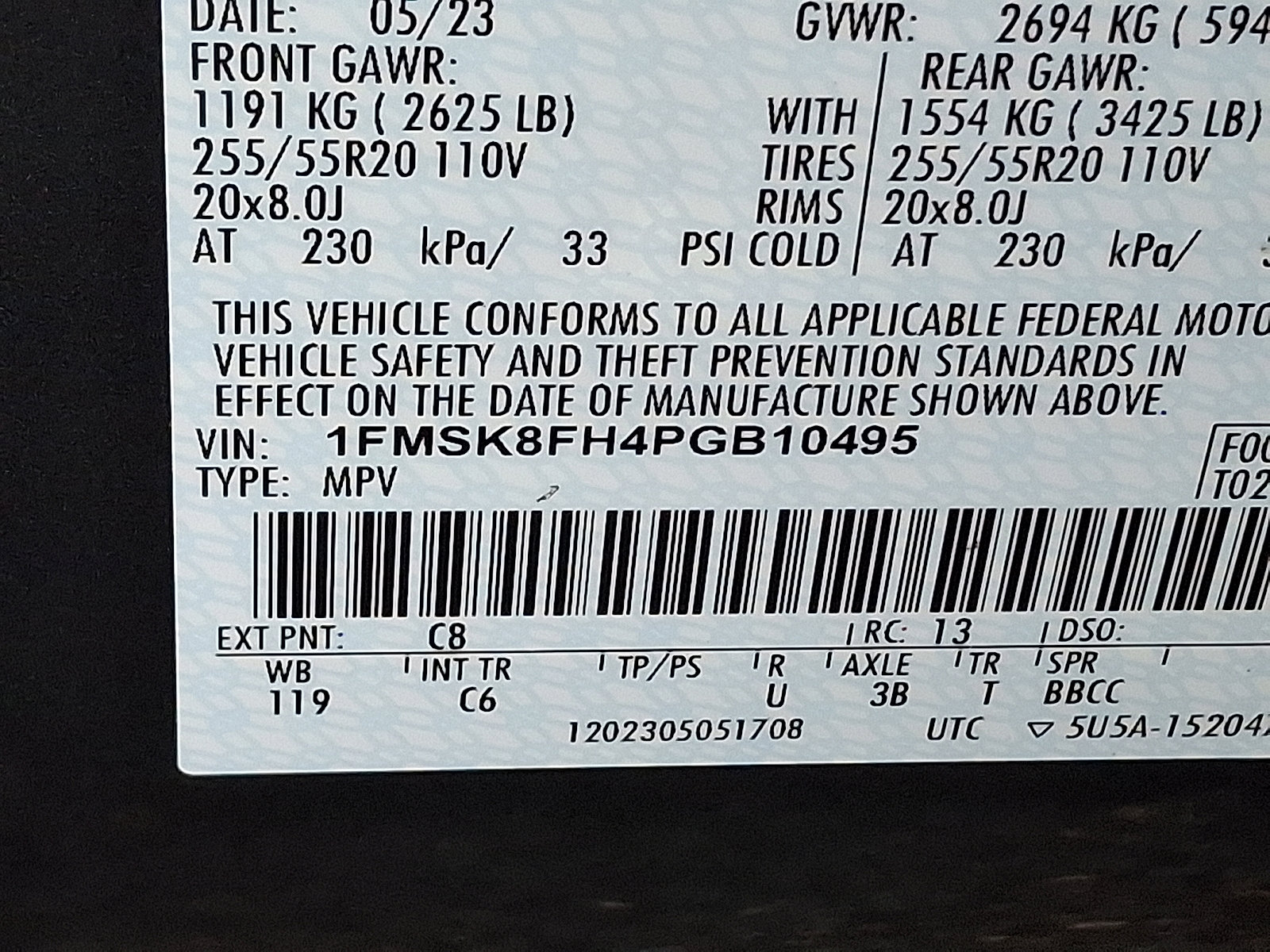 Certified 2023 Ford Explorer Limited w/ Limited Technology Package image 28