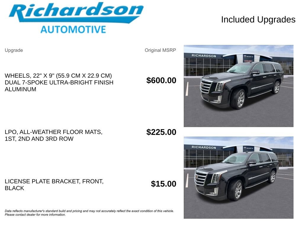 Used 2018 Cadillac Escalade Premium Luxury AWD/4WD image 6