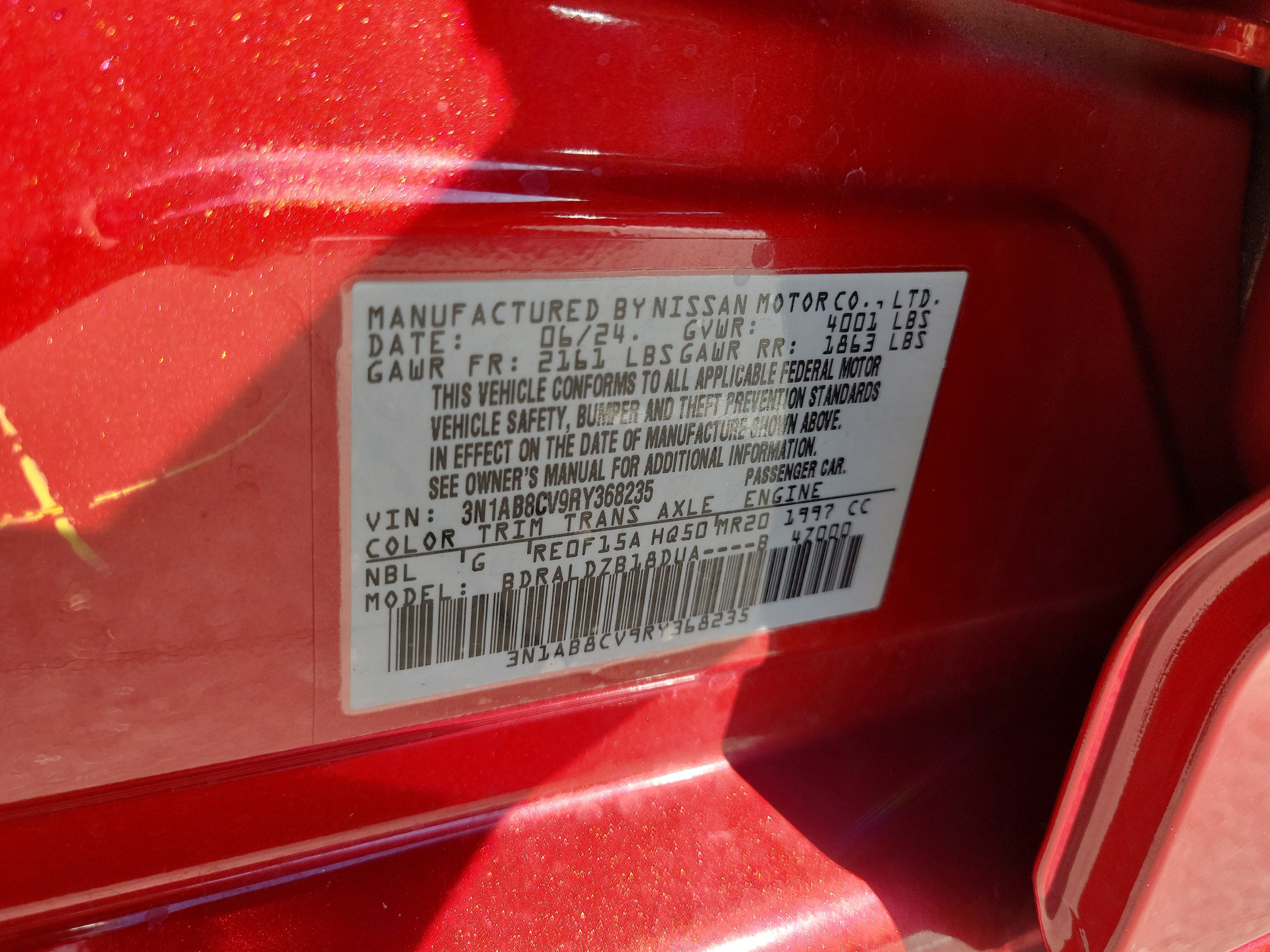 Certified 2024 Nissan Sentra SV FWD image 30