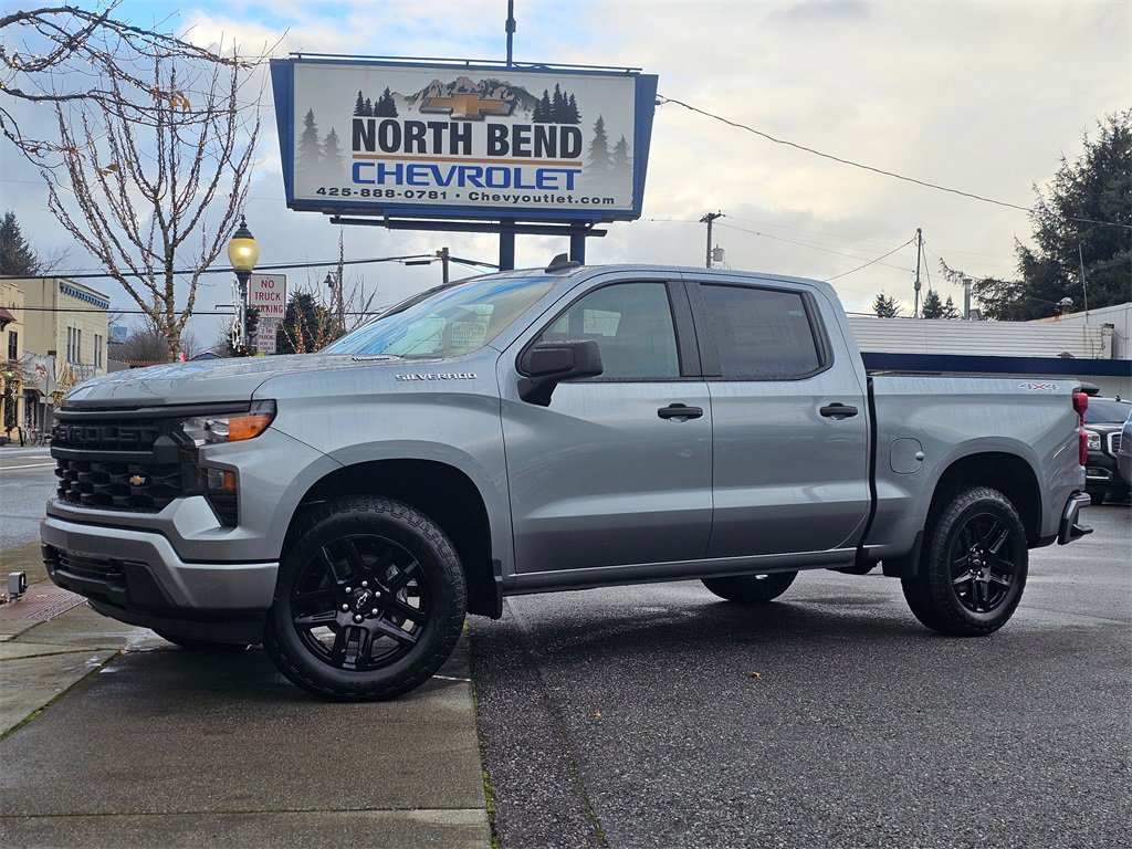 New 2026 Chevrolet Silverado 1500 Custom w/ Turbomax Blackout Package image 1