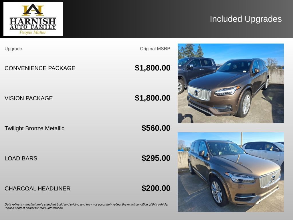 Used 2016 Volvo XC90 T8 Inscription w/ Vision Package image 4