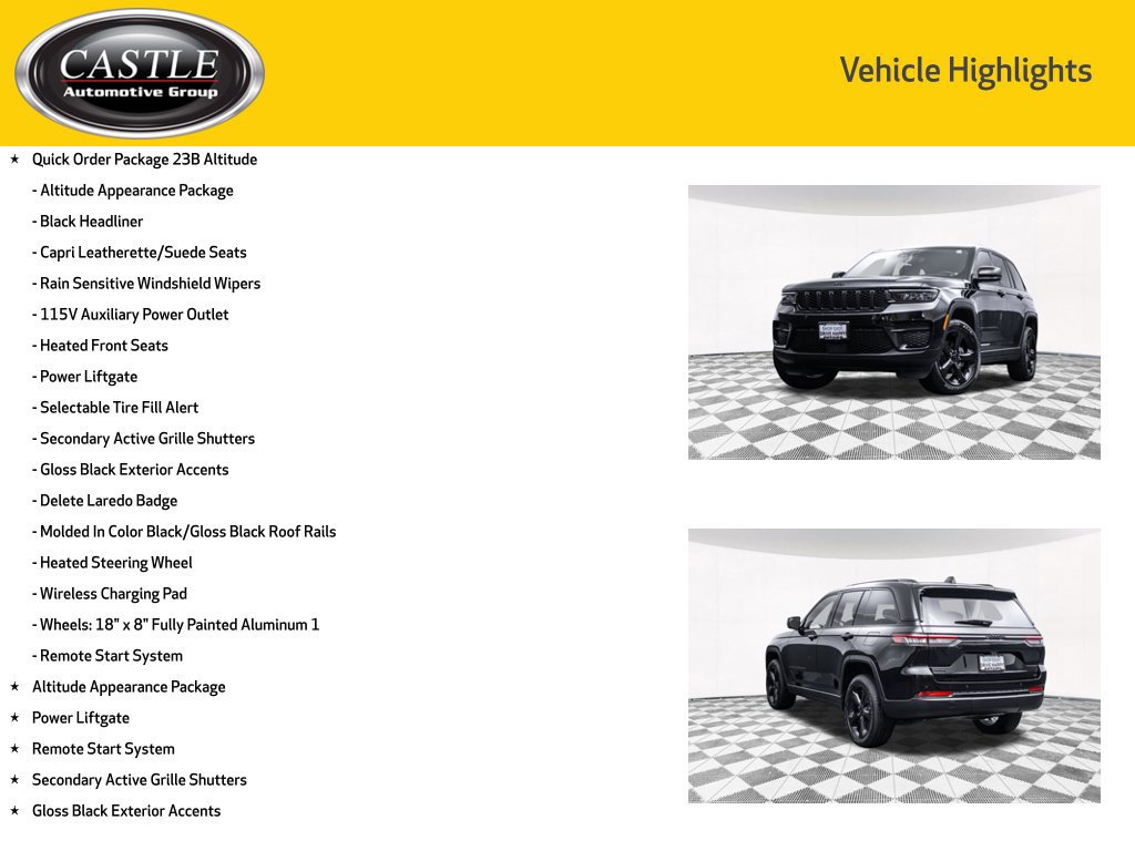 Used 2023 Jeep Grand Cherokee Altitude AWD/4WD image 4