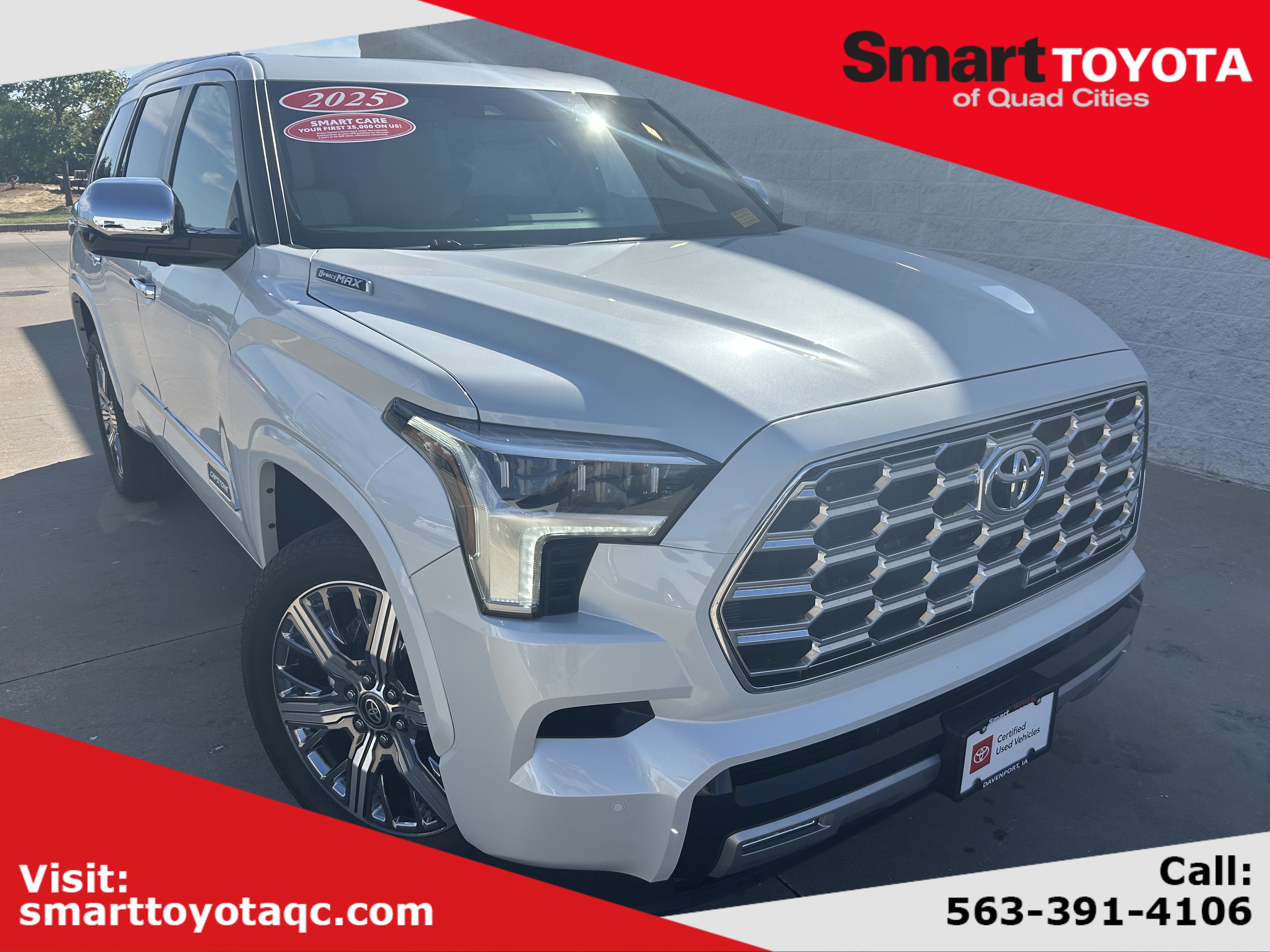 Certified 2025 Toyota Sequoia Capstone AWD/4WD image 1