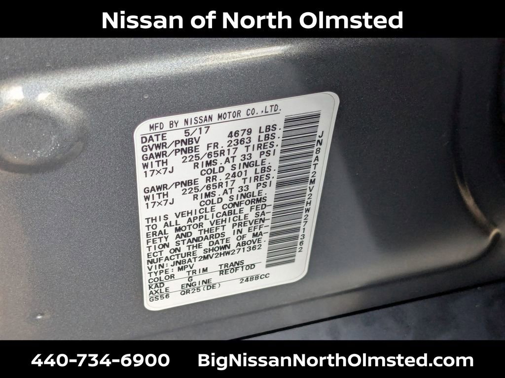 Used 2017 Nissan Rogue SV AWD/4WD image 31