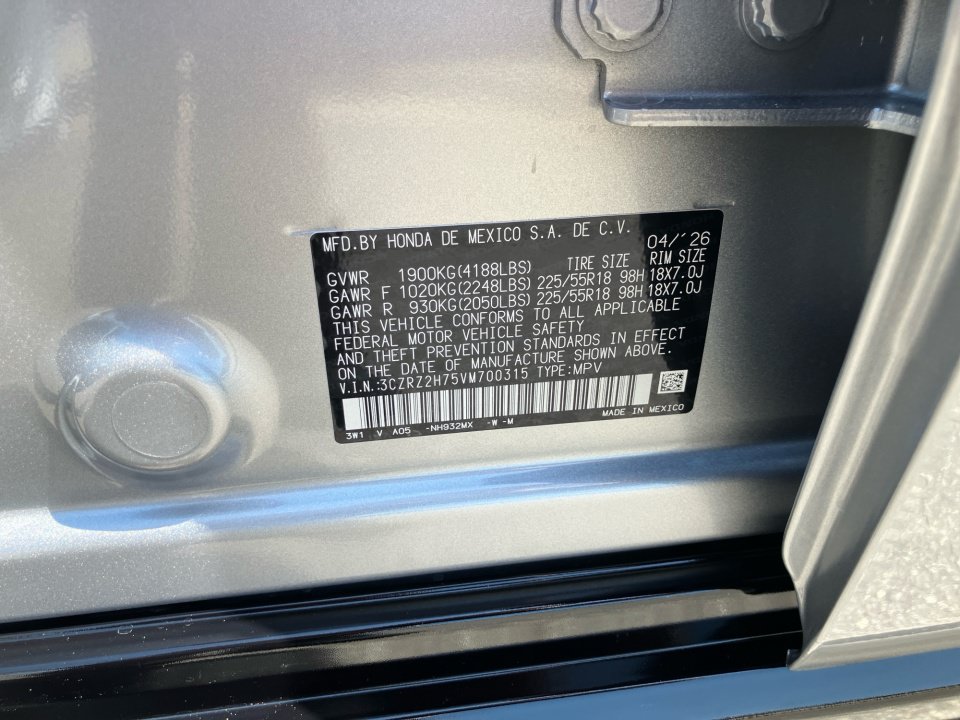 New 2027 Honda HR-V EX-L image 35