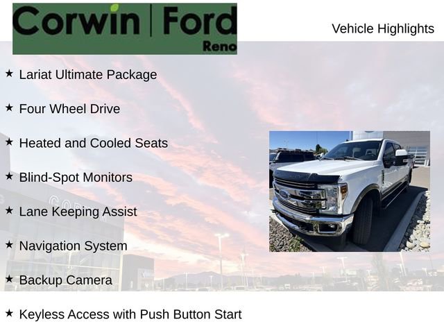 Used 2019 Ford F350 Lariat w/ Lariat Ultimate Package AWD/4WD image 8